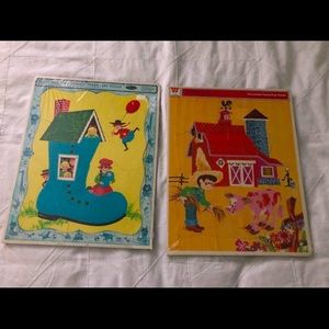 Vintage Whitman Frame-Tray Puzzles